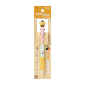 Pompompurin 2-Color Pentel EnerGel Retractable Pen Stationery Japan Original