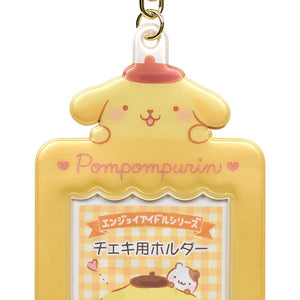 Pompompurin Mascot Photo Holder Charm Accessory Japan Original