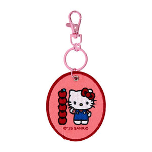 Hello Kitty Mascot Badge Keychain (Sanrio Character Award Series) Accessory Japan Original