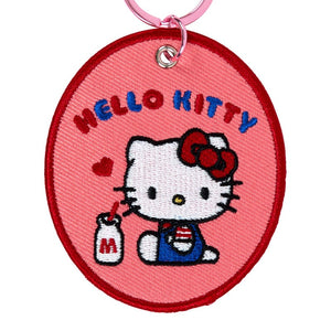 Hello Kitty Mascot Badge Keychain (Sanrio Character Award Series) Accessory Japan Original
