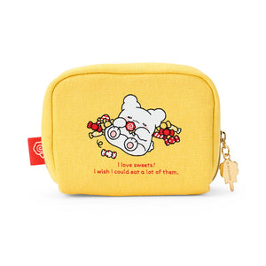 Hanamaruobake Mini Zipper Pouch (I Love Sweets Series) Bags Japan Original