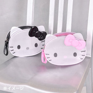 Hello Kitty Black & Clear Zipper Pouch (I Love Hello Kitty Series) Bags Japan Original