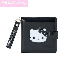 Hello Kitty Black Vinyl Snap Wallet (I Love Hello Kitty Series) Accessory Japan Original
