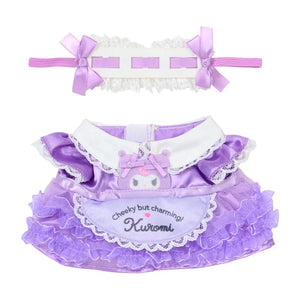 Pitatto Friends Plush Kuromi French Maid Outfit (Medium) Plush Japan Original