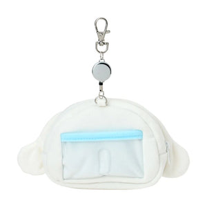Cinnamoroll Plush ID Badge Holder & Reel Accessory Japan Original