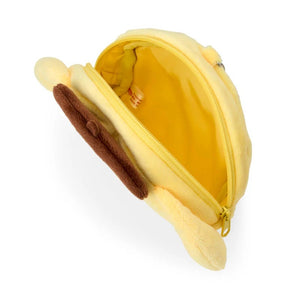 Pompompurin Plush ID Badge Holder & Reel Accessory Japan Original