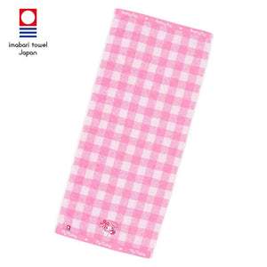 My Melody Gingham Imabari Hand Towel Home Goods Japan Original