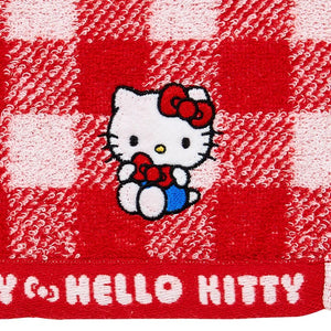 Hello Kitty Gingham Imabari Wash Towel Home Goods Japan Original