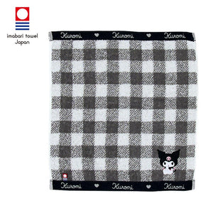 Kuromi Gingham Imabari Wash Towel Home Goods Japan Original