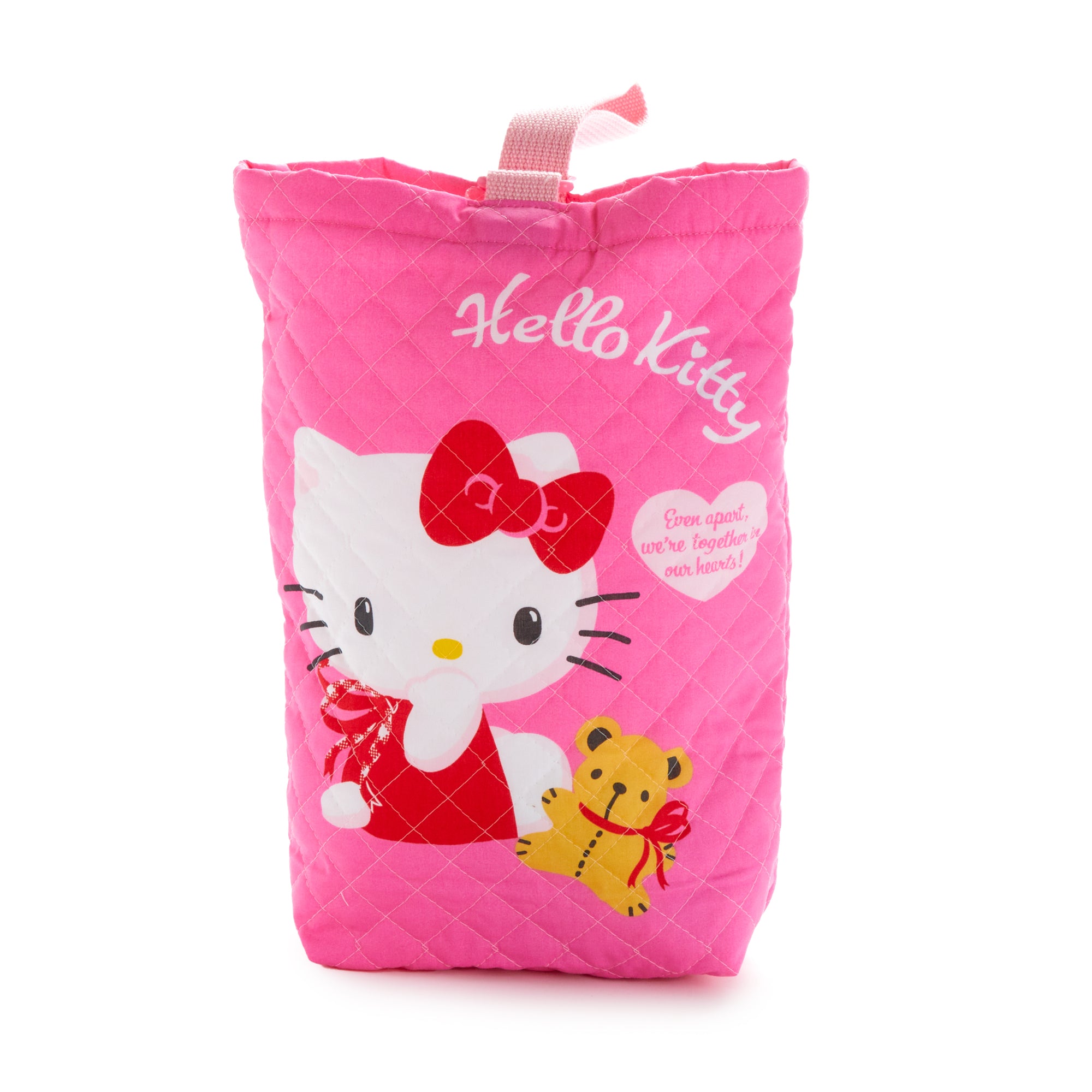 Hello Kitty Quilted Small Travel Bag (Teddy Bear Series) Bags Japan Original   