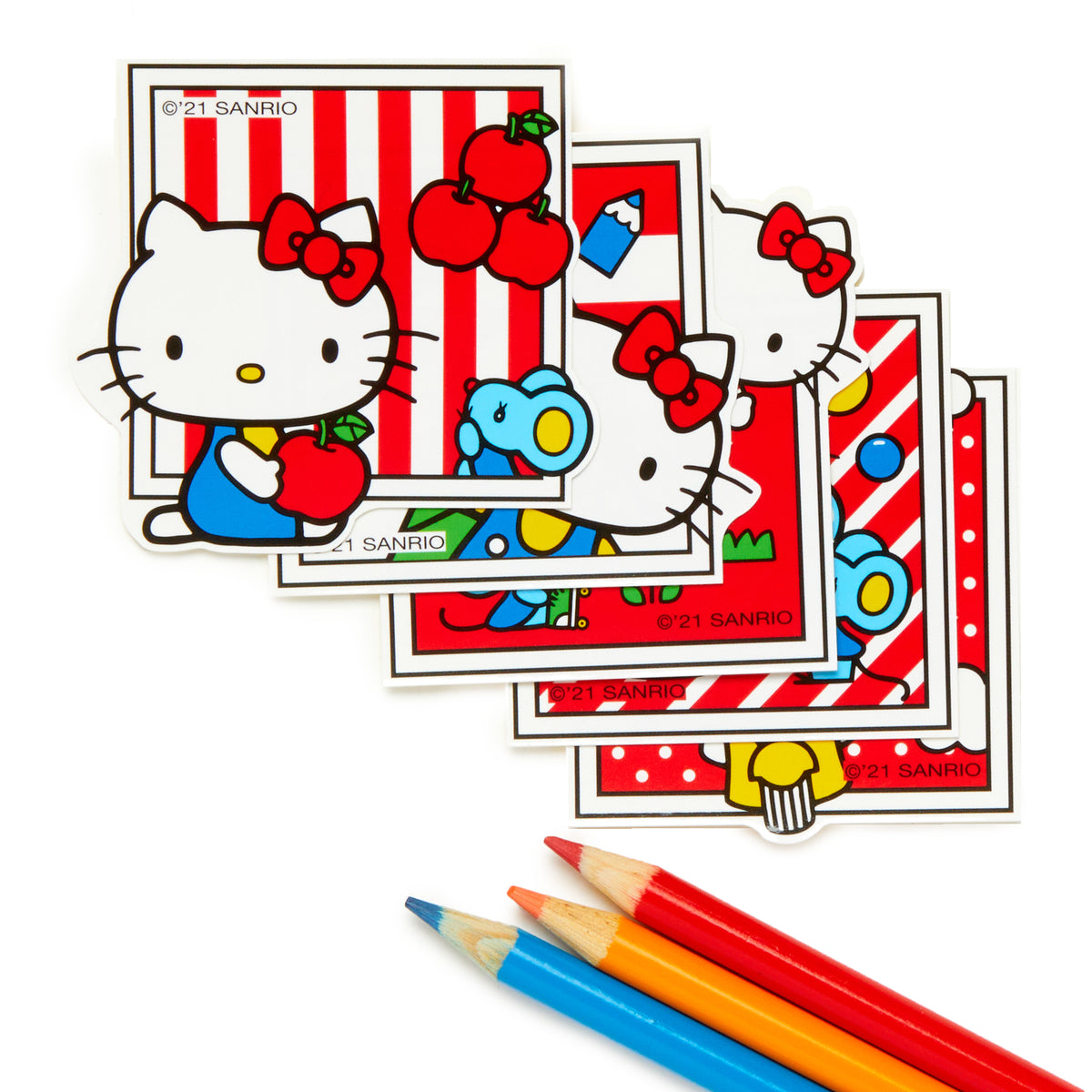 Hello Kitty Photo Big Sticker Pack Stationery HUNET USA   