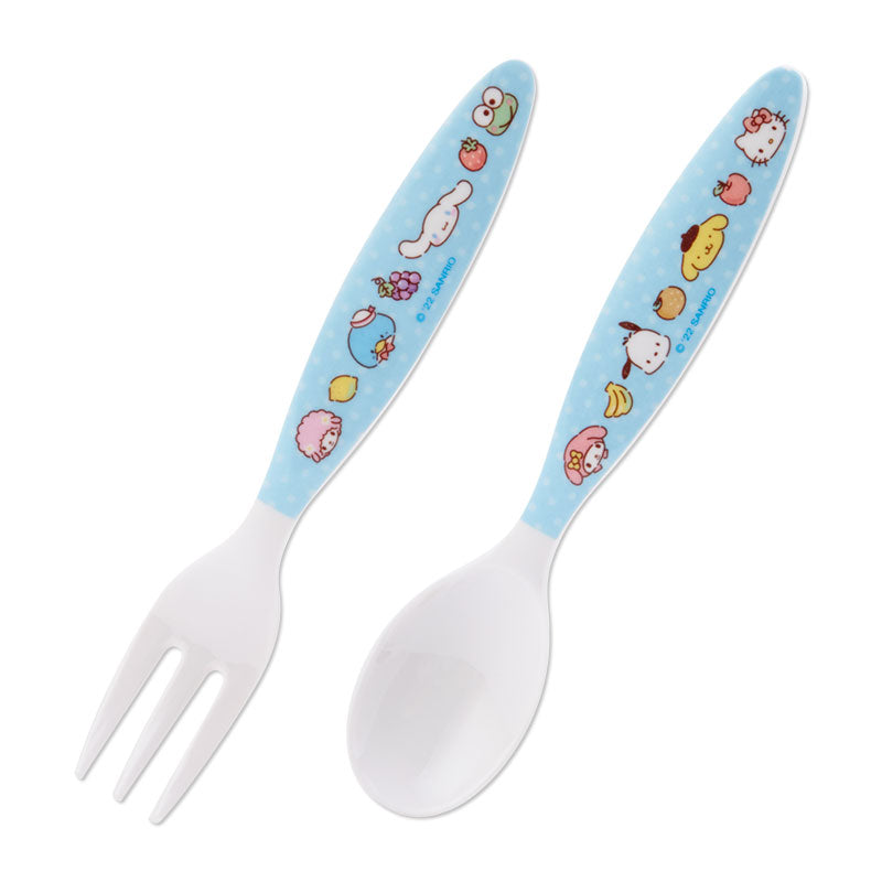 Sanrio Characters Melamine Fork &amp; Spoon Home Japan Original   
