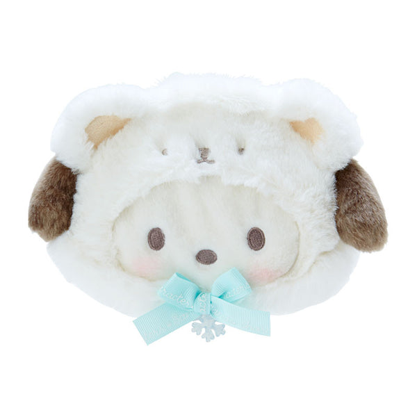 Pochacco Plush Zipper Pouch (Fluffy Polar Bear Series)