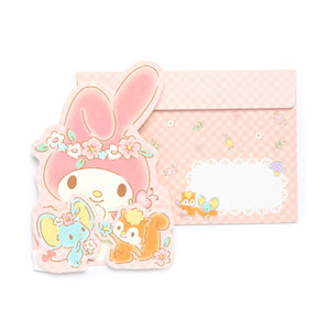 My Melody Stickers and Greeting Card Stationery Japan Original   
