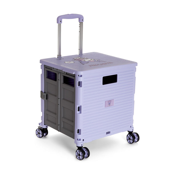 Kuromi Foldable Rolling Cart (Backpack Adventure)