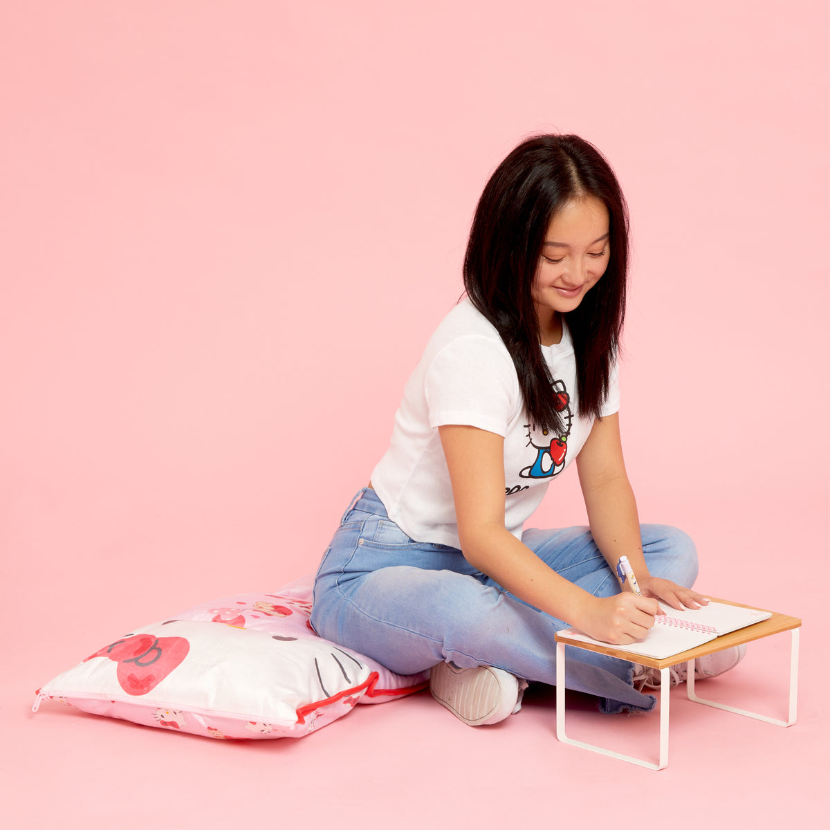 Kuromi Foldable Cushion Home Goods Japan Original   