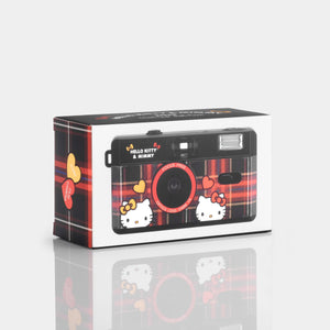 **LEAVE OFF*** Hello Kitty & Mimmy Plaid 35mm Camera Electronic RETROSPEKT