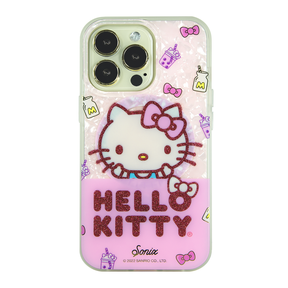 Hello Kitty x Sonix Boba iPhone Case Accessory BySonix Inc. PINK 13 Pro 