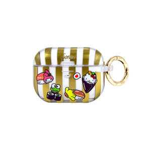 Hello Kitty and Friends x Sonix Sushi AirPods Case (Gen 2/ Gen 3/ Pro) Accessory BySonix Inc. GOLD PRO