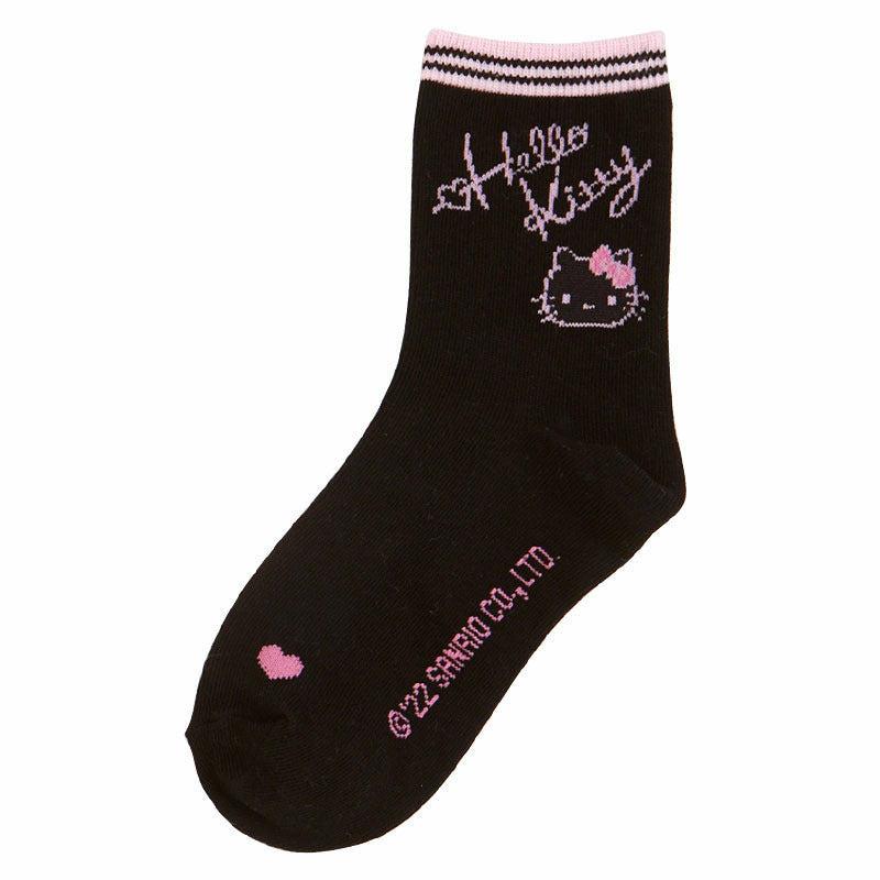 Hello Kitty 3-Pair Kids Crew Sock Set (Purple) Kids Japan Original   