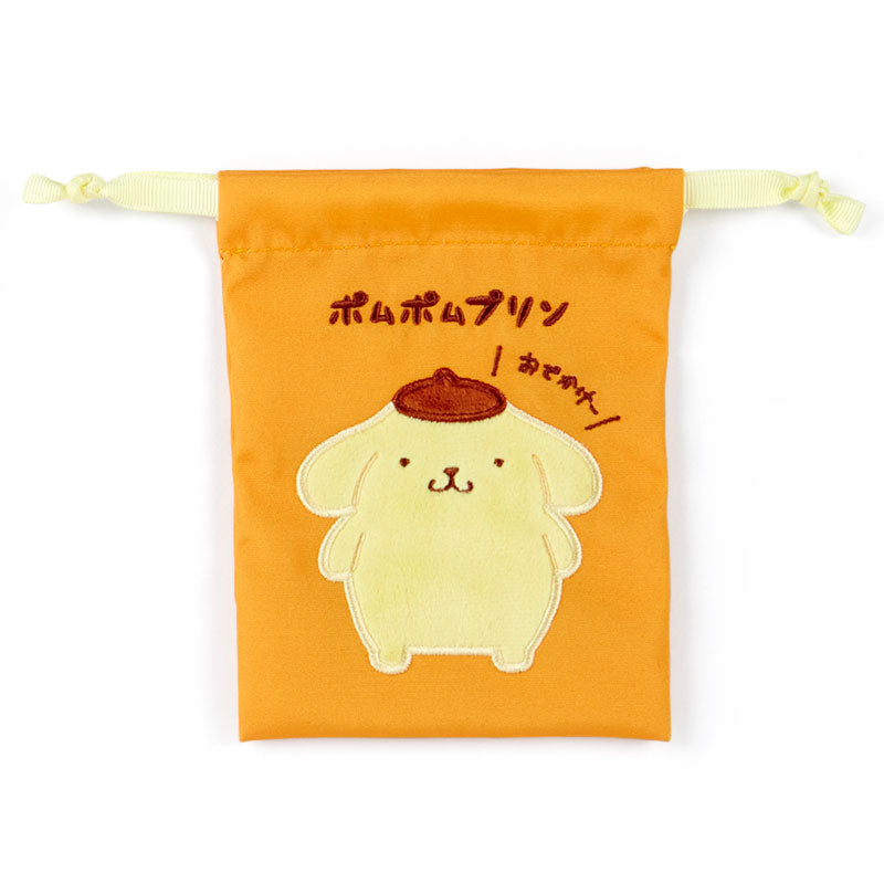 Pompompurin Drawstring Bag Set (Team Pudding Series) Bags Japan Original   