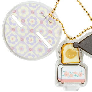 Kuromi Acrylic Keychain and Stand (Retro Room Series) Home Goods Japan Original