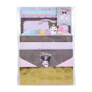 Kuromi Deluxe Letter Set Stationery Japan Original