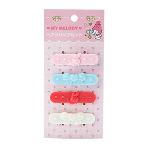 My Melody Mini Hair Clip Set Accessory Japan Original