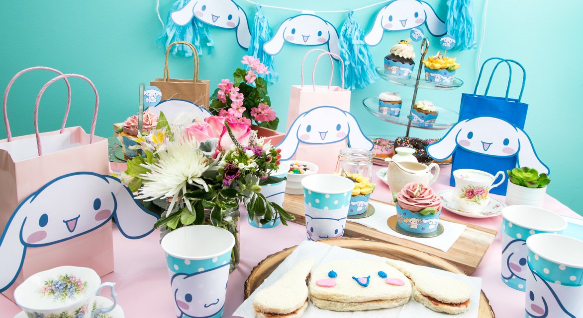 Plan a Tea Party with Cinnamoroll | Sanrio for Cinnamoroll Cake Topper Printable Free Download
