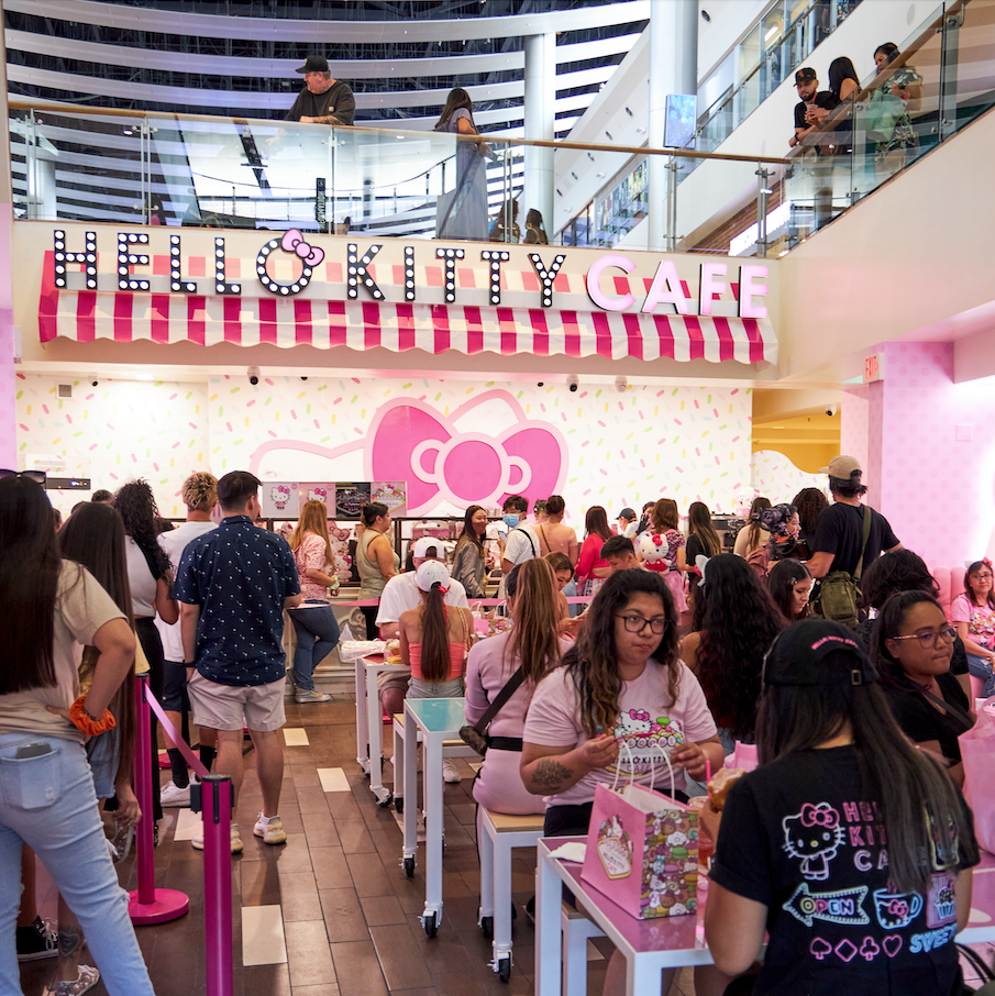Hello Kitty Cafe at Fashion Show Las Vegas Grand Opening