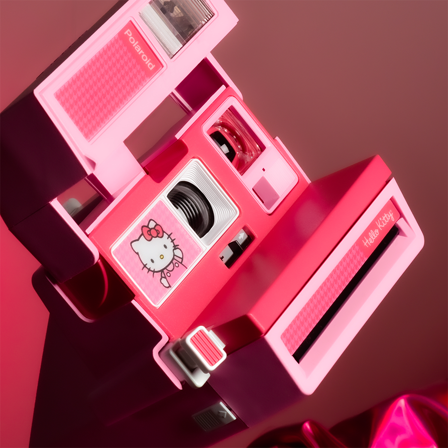 Image of Perfectly Pink Polaroid Camera.