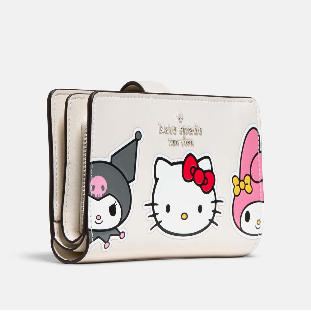 Hello Kitty and Friends x Kate Spade New York Medium Compact Bifold Wallet Bags Kate Spade