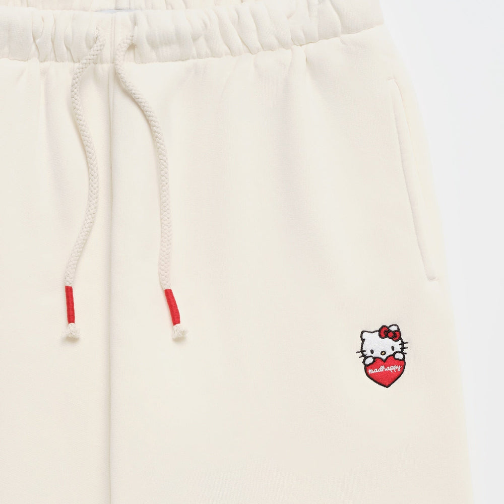 Hello Kitty x Madhappy Logo Midweight Fleece Sweatpant (Vanilla) Apparel MADHAPPY
