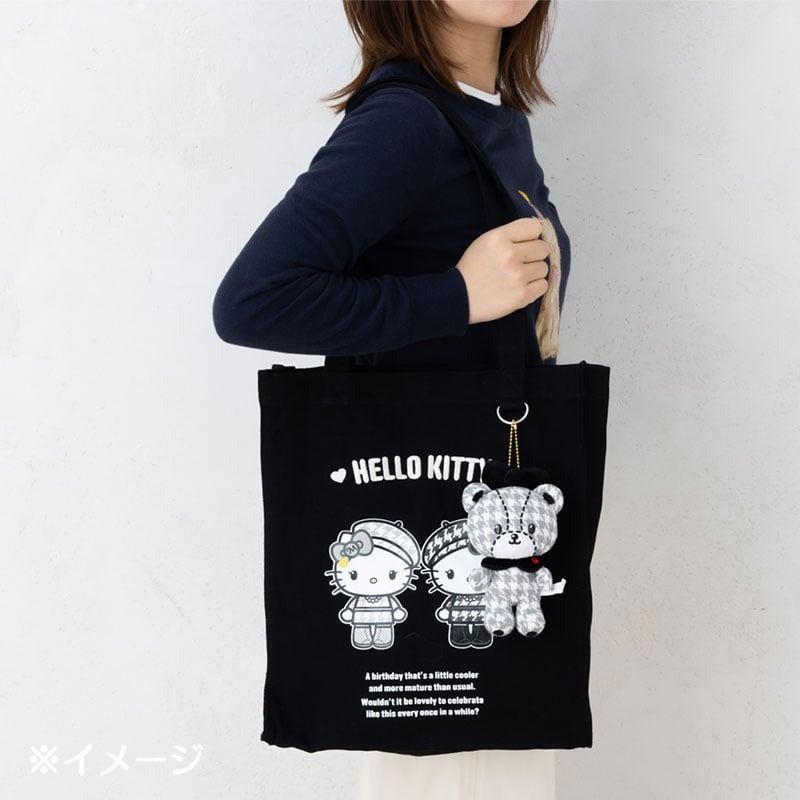 Hello Kitty Tote Bag (Monochrome Birthday Twins Series) Bags Japan Original
