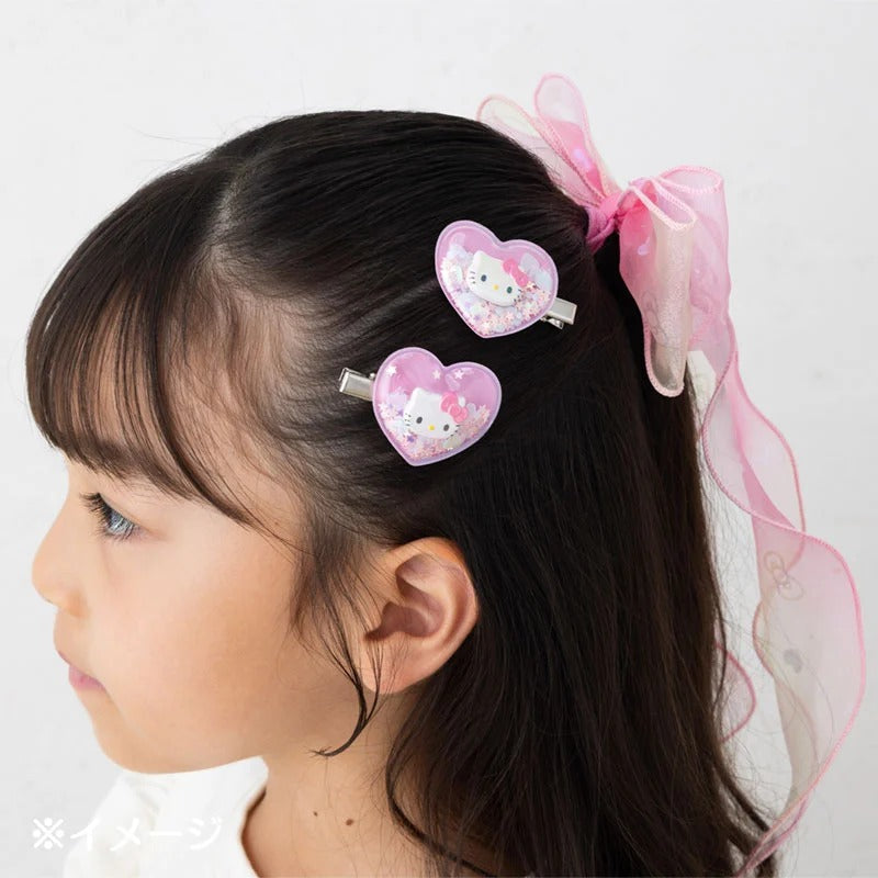 Hello Kitty Mini Hair Clips (Sequins) Accessory Japan Original