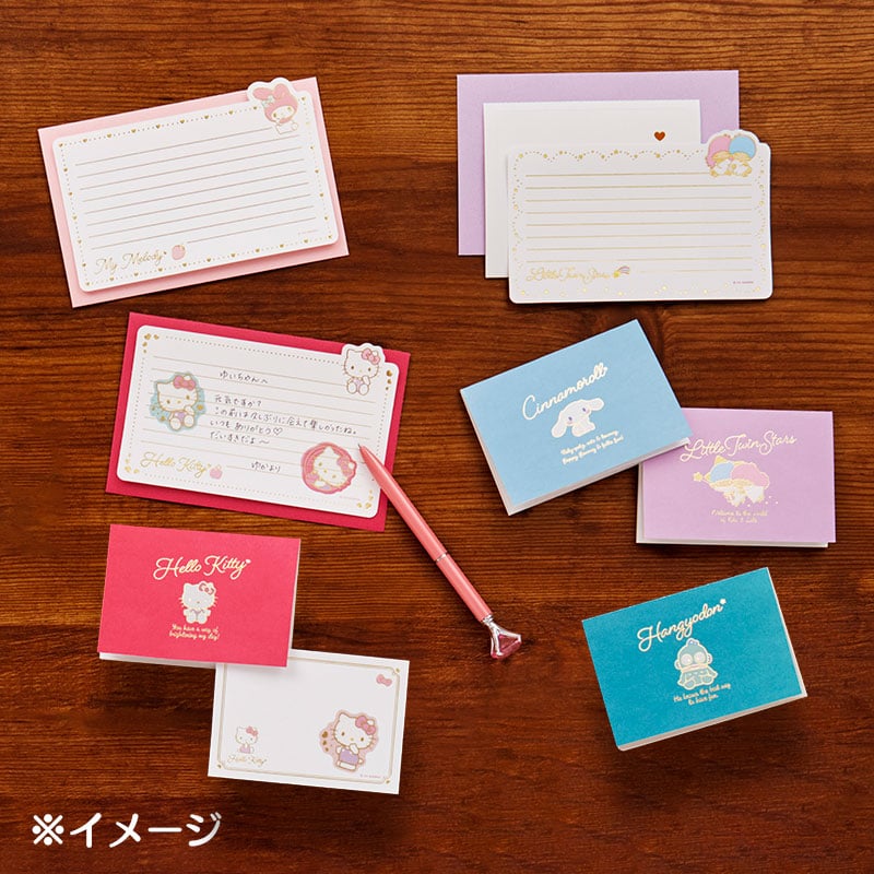 LittleTwinStars Classic Enclosure Letter Set Stationery Japan Original