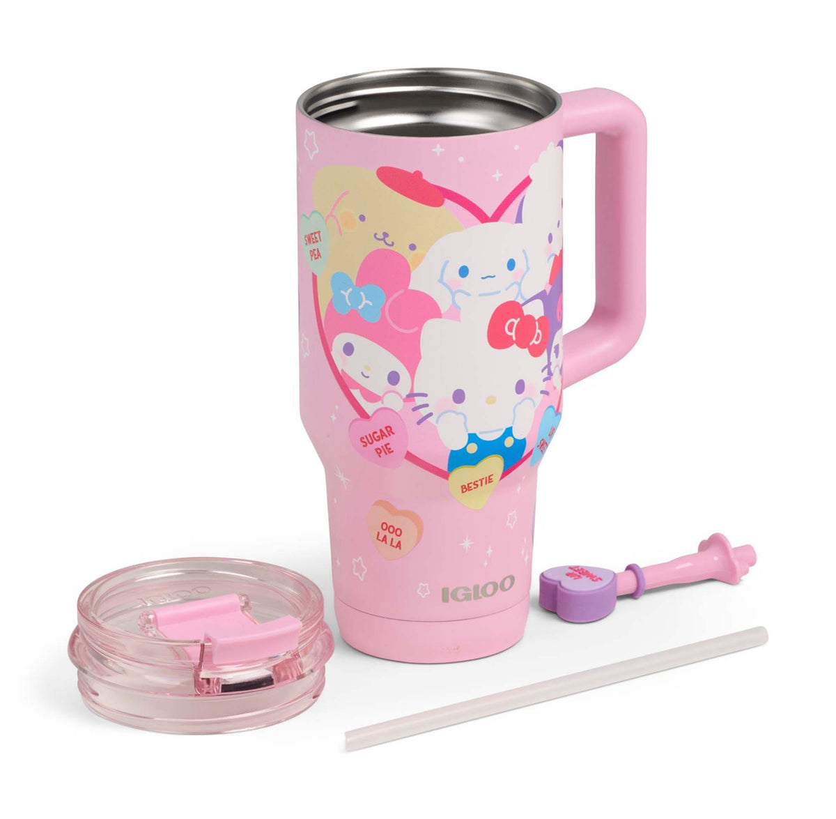 Hello Kitty and Friends x Igloo Sweethearts 32oz Flip ‘n’ Sip Travel Mug Travel Igloo Products Corp