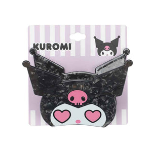 Kuromi Heart Eyes Hair Clip Accessory BIOWORLD   