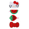 Hello Kitty 4-pc Crochet Hair Clip Set Accessory BIOWORLD