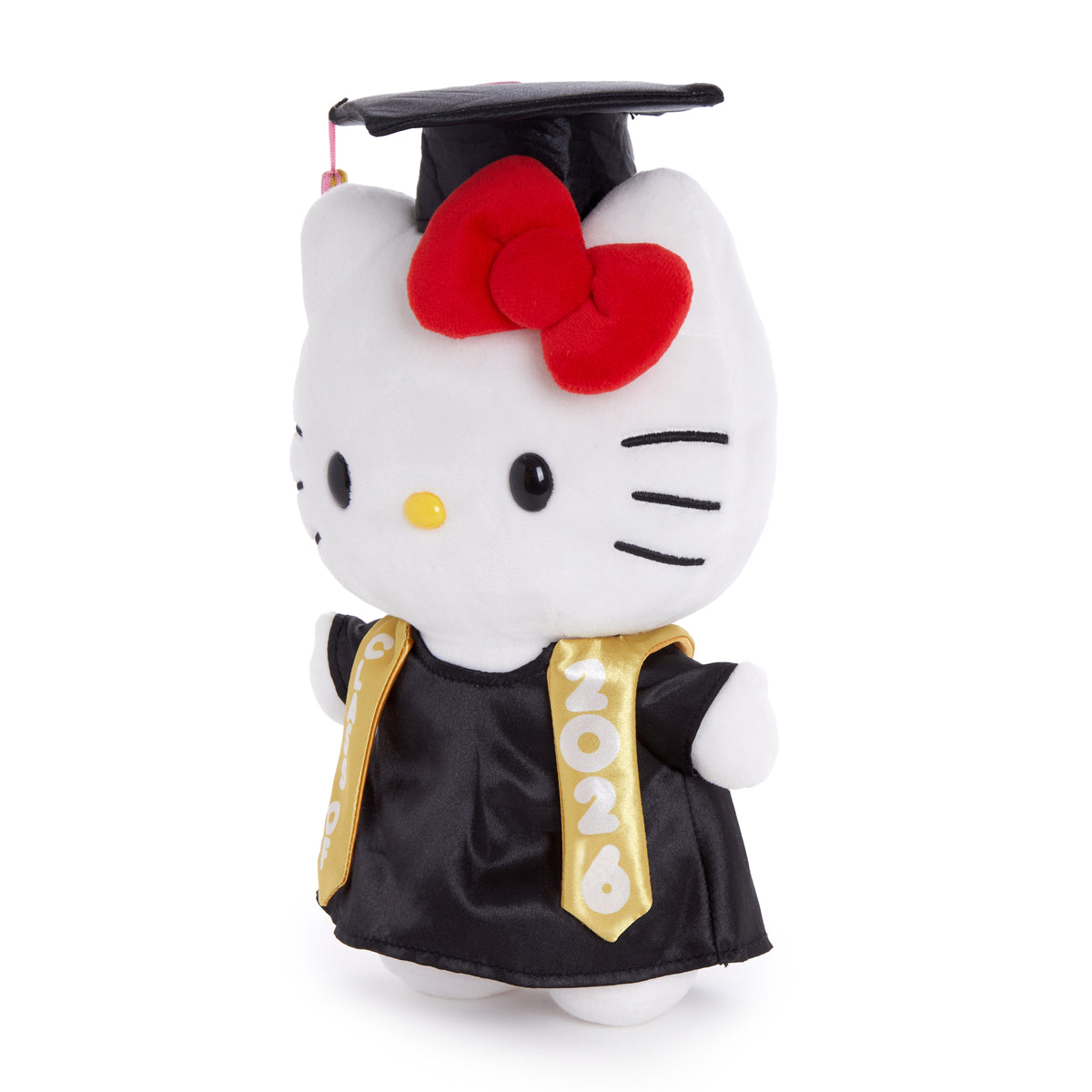 Hello Kitty 9" Cap and Gown Graduation Plush (Gold) Plush HUNET GLOBAL CREATIONS INC