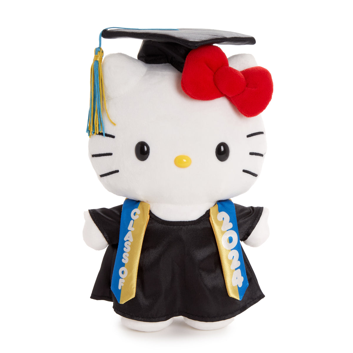 Hello Kitty 9&quot; Cap and Gown Graduation Plush (Blue) Plush HUNET GLOBAL CREATIONS INC   