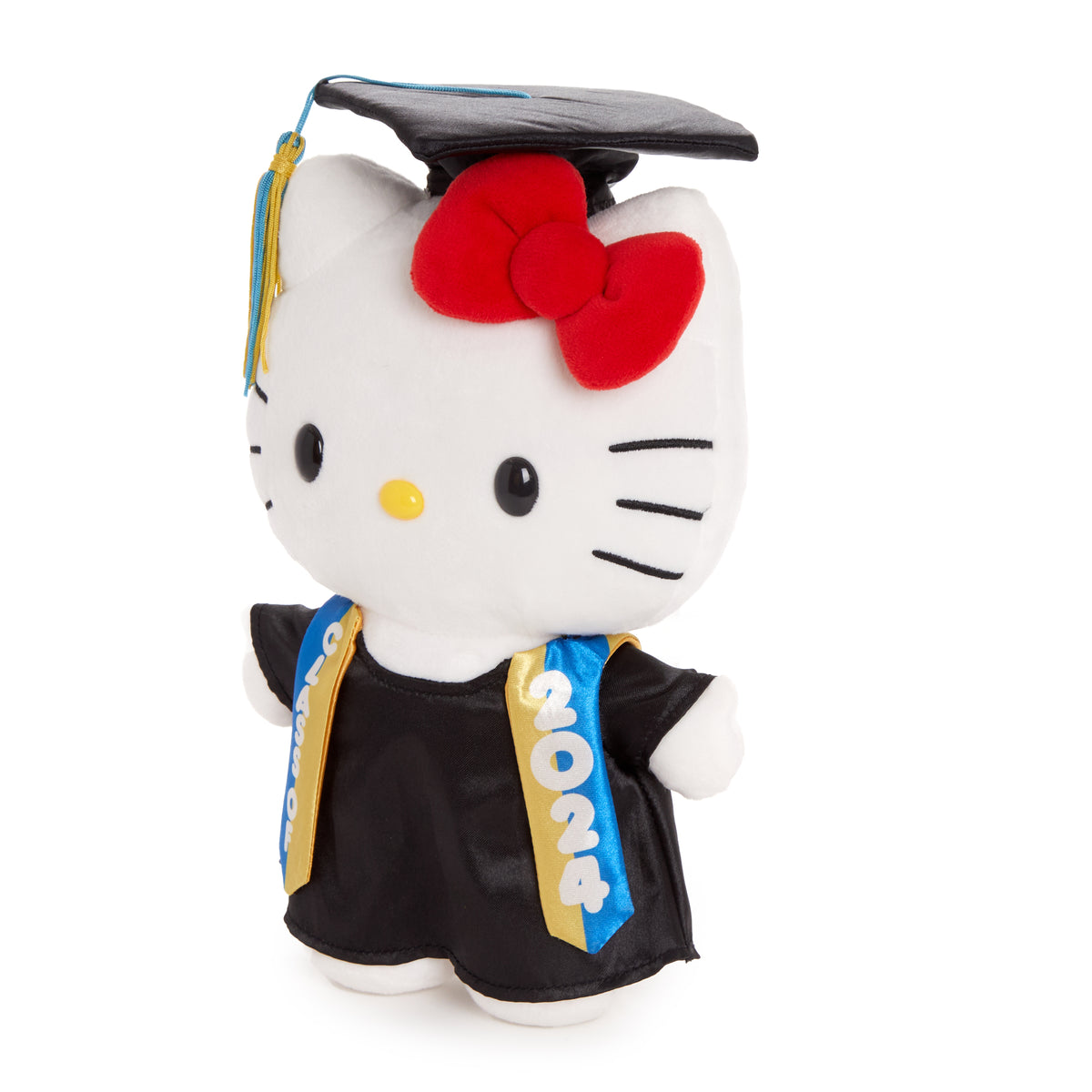 Hello Kitty 9&quot; Cap and Gown Graduation Plush (Blue) Plush HUNET GLOBAL CREATIONS INC   
