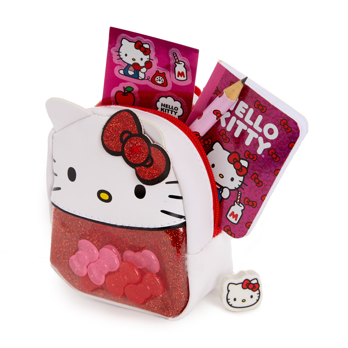 Hello Kitty Classic Red Real Littles Micro Backpack Accessory License 2 Play Toys   