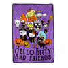 Hello Kitty and Friends Halloween Portrait Throw Blanket Home Goods BIOWORLD   