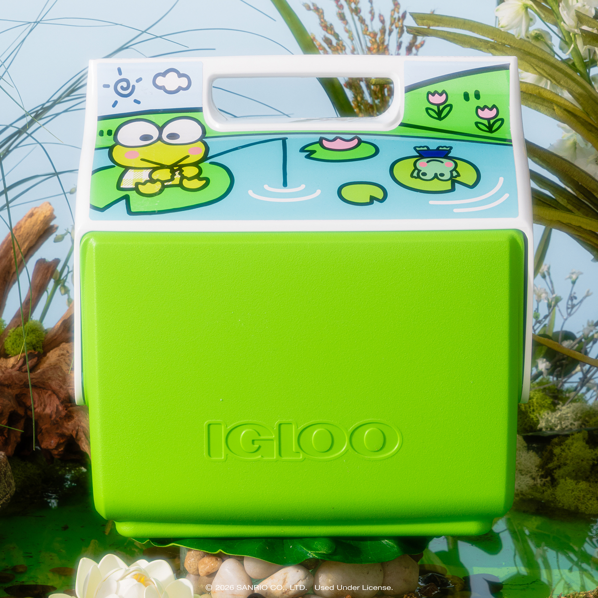 Keroppi x Igloo Little Playmate 7 Qt Cooler Travel Igloo Products Corp