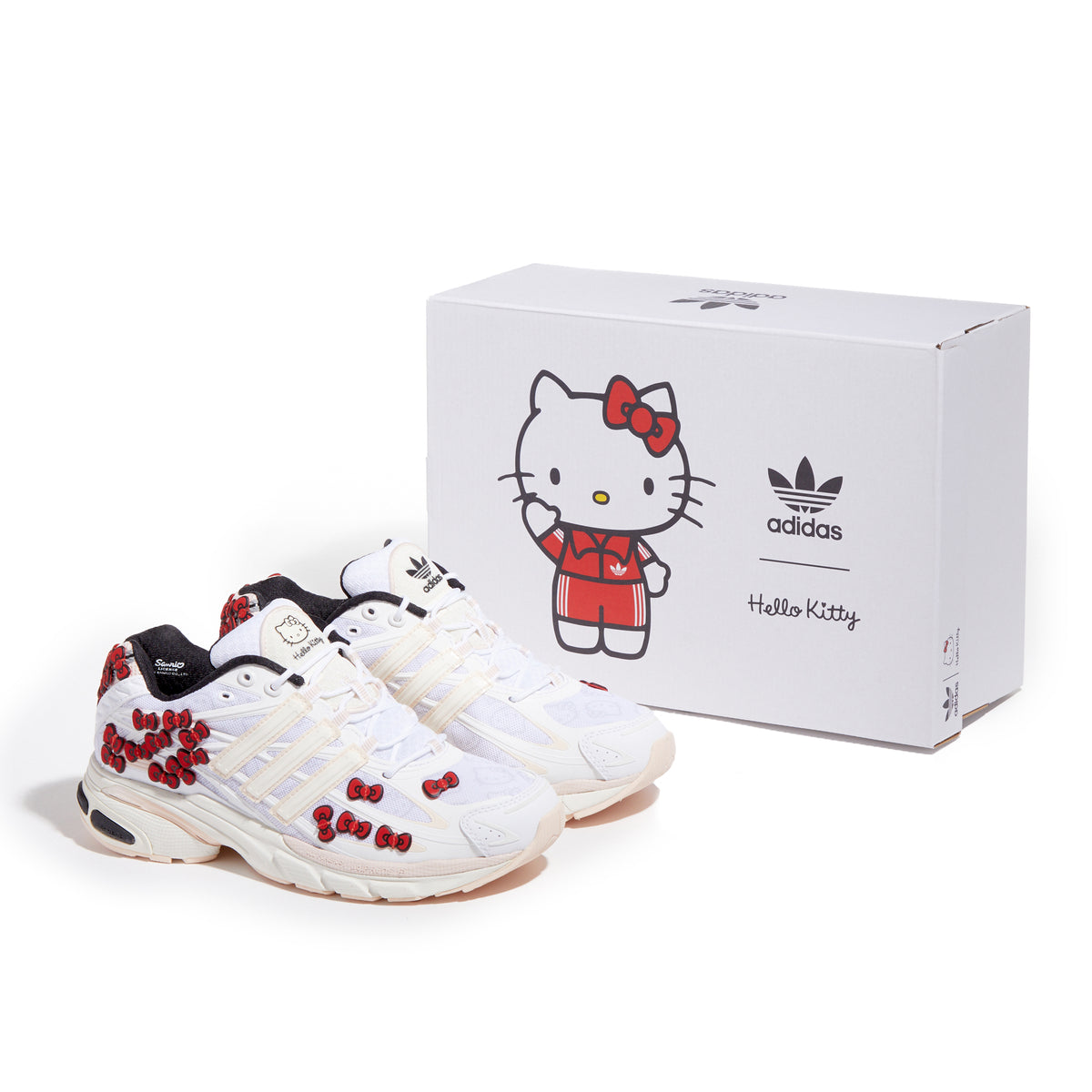 Tenis Adidas Feminino Cano Alto Hello Kitty Adidas Superstar X Hello