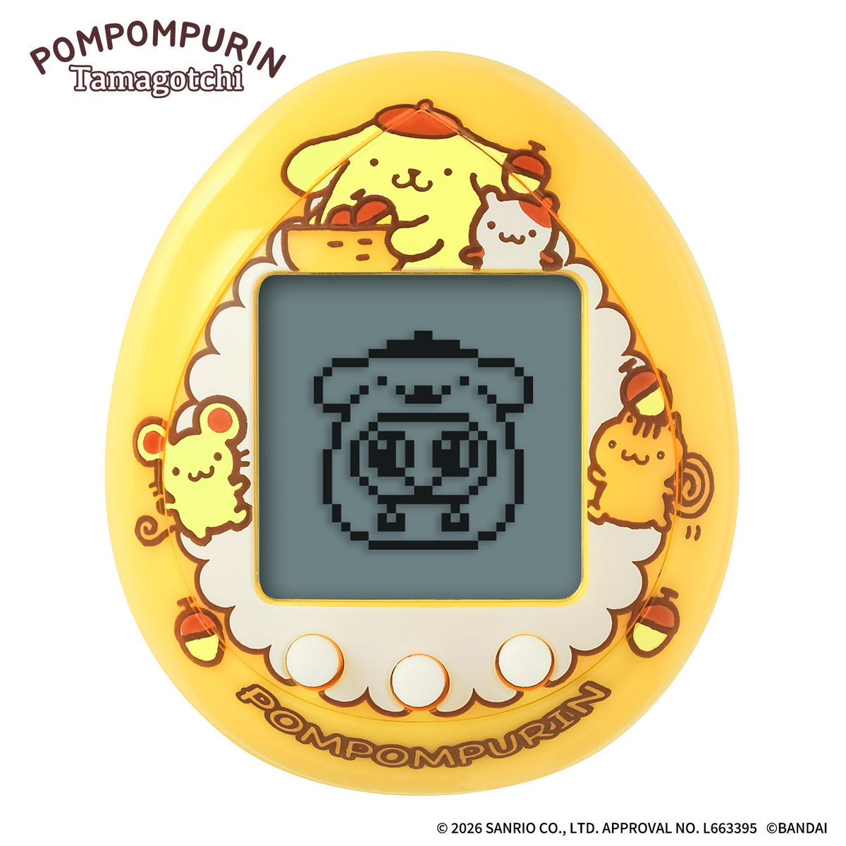 Pompompurin x Tamagotchi Nano (Caramel Pudding) Toys&Games BANDAI AMERICA