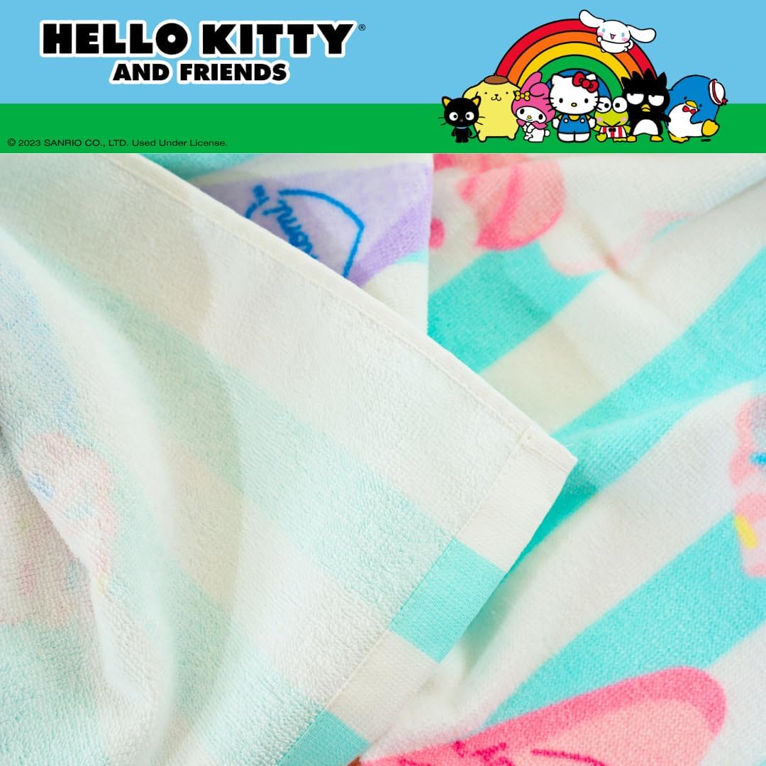Hello Kitty and Friends Beach Towel (Ice Cream) Seasonal Franco Manufacturing Co Inc