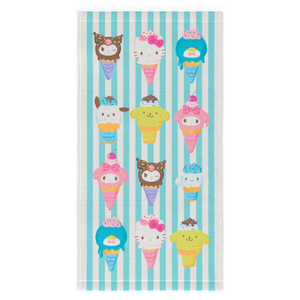 Hello Kitty and Friends Beach Towel (Ice Cream) Seasonal Franco Manufacturing Co Inc