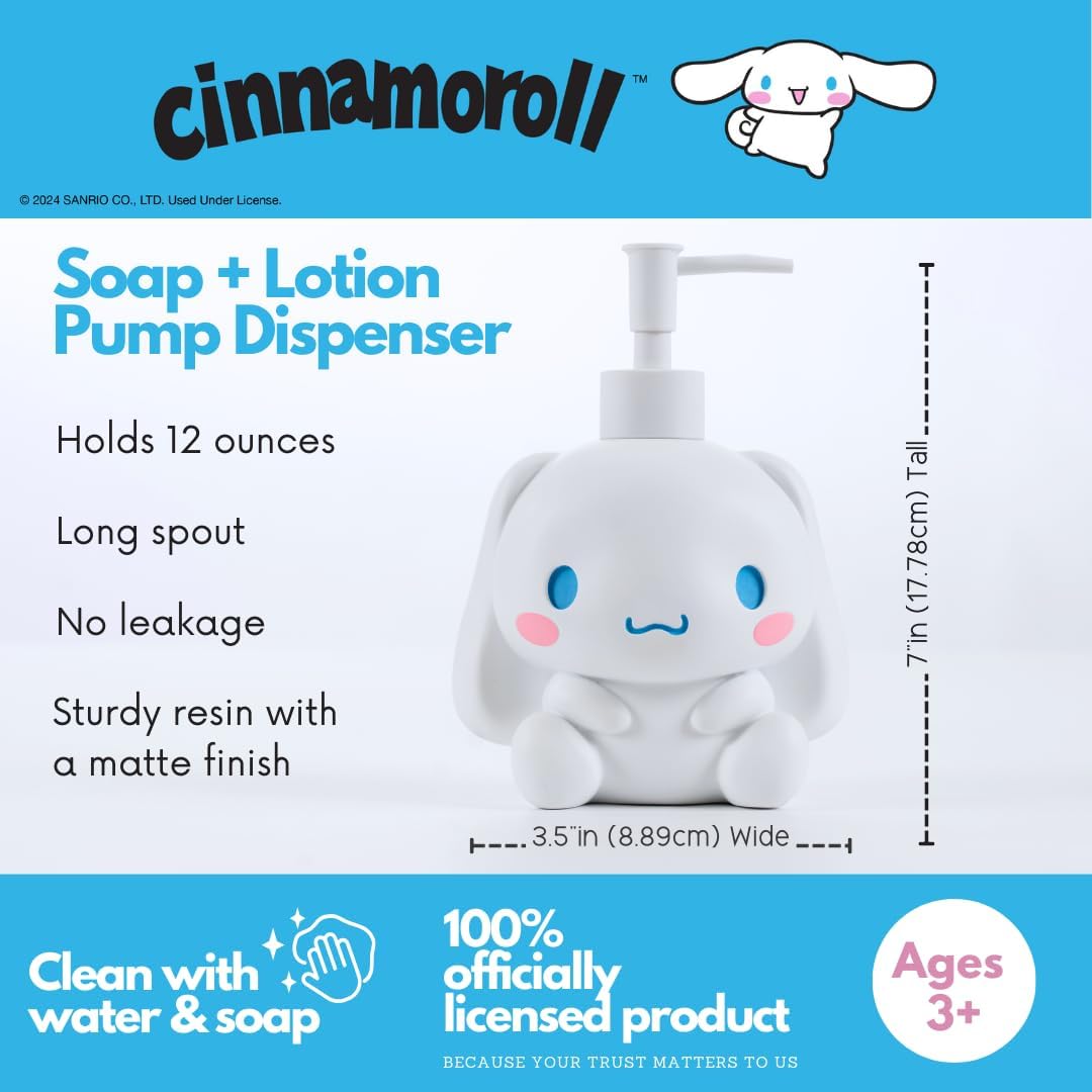 Cinnamoroll Bouncy Pump Dispenser Home Goods Franco Manufacturing Company I